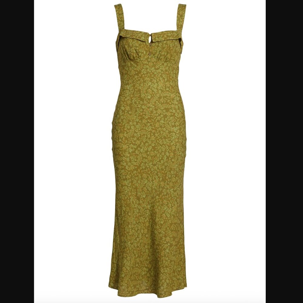 NWT Reformation Tancy Floral Midi-Dress in Esperenza | Size 6